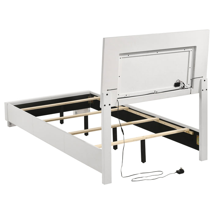 Felicity Panel Bed with LED Lighting