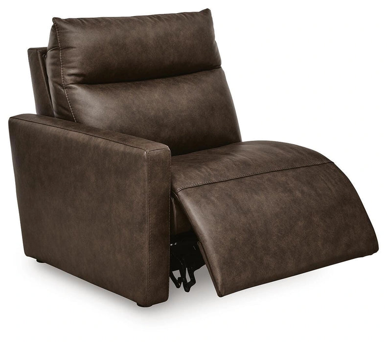 ModZ Power Reclining Sectional Loveseat with Audio Console