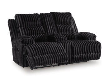 Rhine Falls Reclining Loveseat with Console