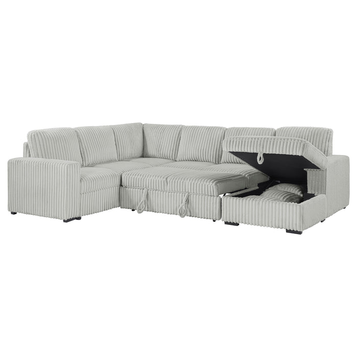 Devonshire Pull-Out Sleeper Sectional Sofa
