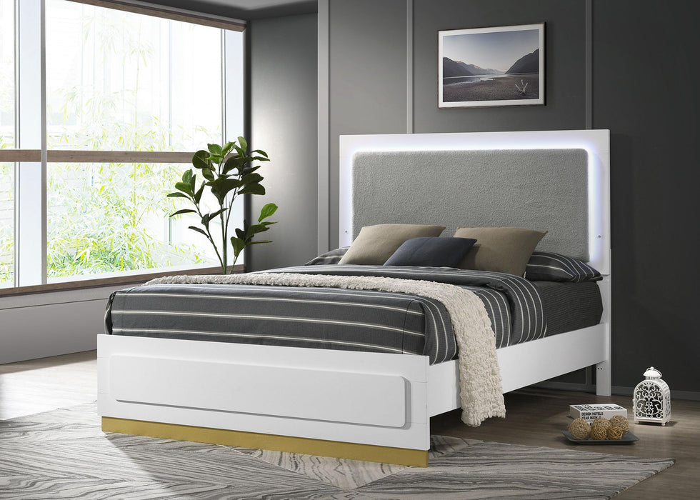 Caraway Panel Bed with LED Lighting